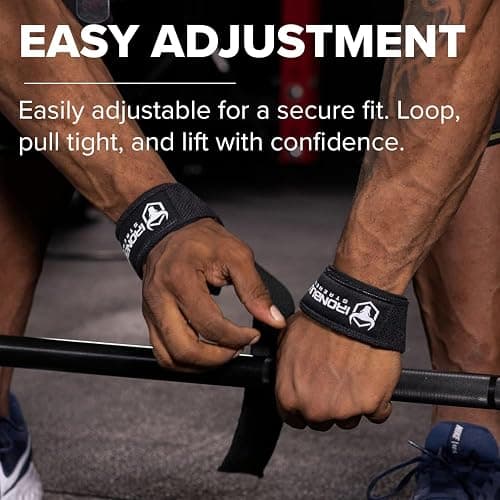 Lifting Wrist Straps for Weightlifting (1 Pair) – Padded Lifting Straps for Deadlifts, Powerlifting, Strength Training & Bodybuilding – Gym Straps for Men & Women thumbnail 6