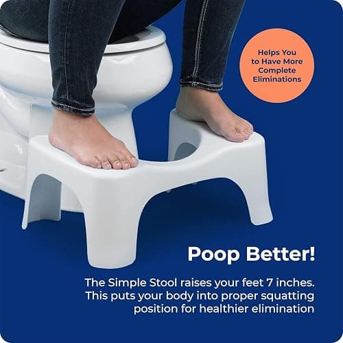 Squatty Potty Simple Curve Toilet Stool. thumbnail 4