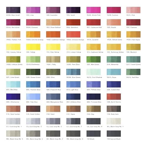 COPIC Sketch Lot de 72 Marqueurs de dessin Assortiment A thumbnail 4