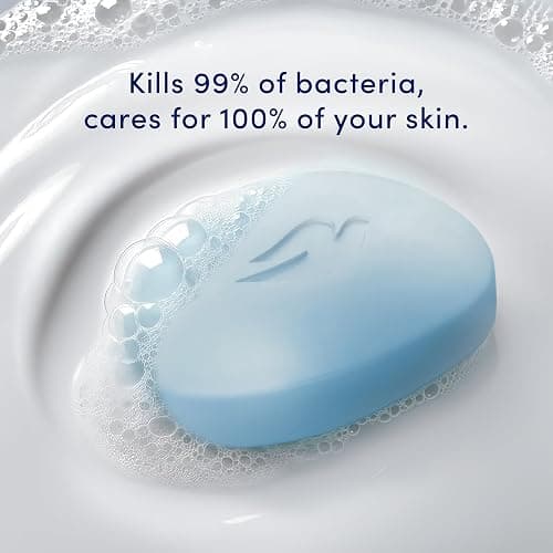 Dove Beauty Bar Soap Antibacterial Care 6 Count For Clean, Moisturized Skin, Removes Bacteria 3.75 oz thumbnail 2
