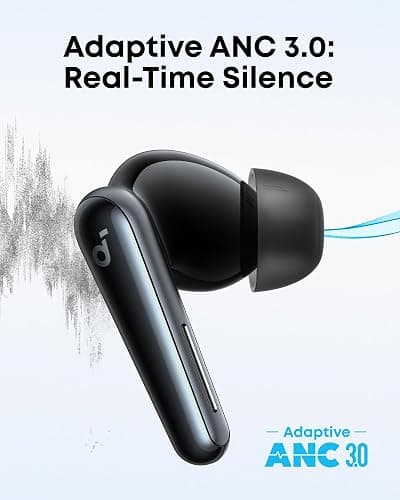 soundcore Liberty 5 by Anker, Noise-Cancelling Wireless Earbuds, 2x Stronger Voice Reduction, Real-Time Adaptive Noise Cancellation, Fast Charging, Dolby Audio, 6-Mic AI Clear Calls, Long Battery Life thumbnail 3