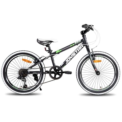 JOYSTAR Lubbock 20 24 Zoll Kinderfahrrad für Jungen & Mädchen im Alter von 7-12 Jahren Hardtail Mountainbike für Kinder mit 1-Gang/7-Gang Schaltung, Weißwand-Knobby-Reifen, Kinderfahrrad thumbnail 3
