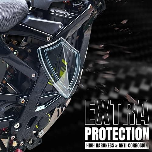 OICCTBF Frame Guards Kit,Gloss Black Body Frame Fairing Protective Cover Protector Guard Sticker Side Body Panel Side Spoiler Cowl Accessoires for Sur Ron Light Bee X LBX Segway X260 X160 thumbnail 5