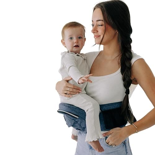 Tushbaby The Original Premium Quality Hip Seat Carrier – Safety-Certified Baby & Toddler Carrier with Secure Safety Buckles, No-Flimsy-Foam Design, Storage Pockets & Nursing Pillow. 0–3 yrs - Image 1