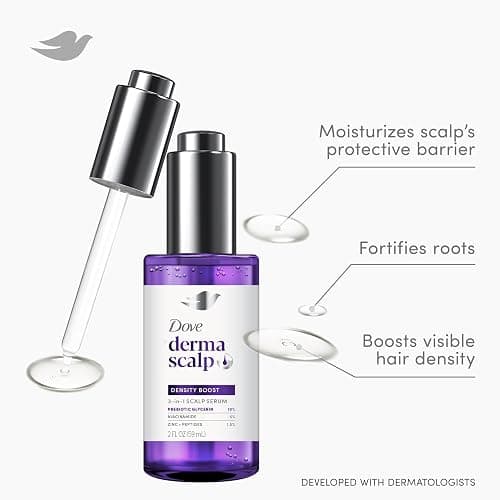 Dove Density Boost Scalp + Hair Therapy for Fullness Restore & Visible Hair Fullness, with Clinically Proven Skin Care Actives, 2 oz thumbnail 4