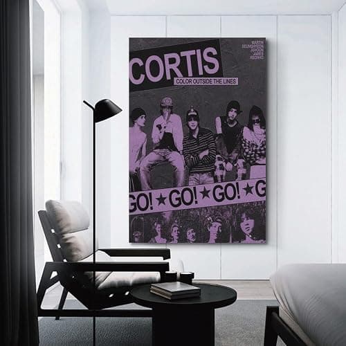 KJDSMOM CORTIS COLOR OUTSIDE THE LINES (3) Pretty Classic And Retro Posters Wall Art For Living Room And Bed Room Pop Music Canvas Prints Aesthetic08x12inch(20x30cm) Unframe-style thumbnail 3