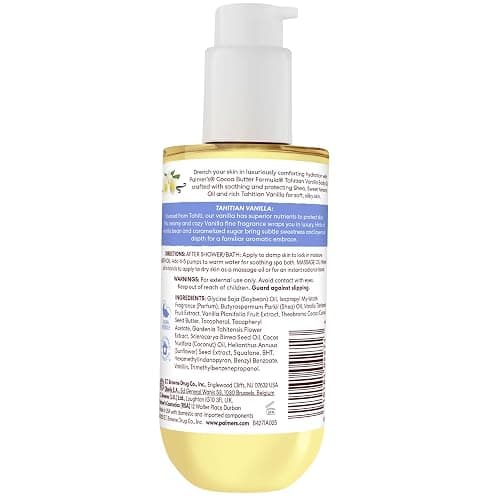Palmer's Cocoa Butter Formula Body Oil, Moisture Drenching Tahitian Vanilla, 6.5 Oz, 72Hr Hydration with Shea Butter & Vitamin E for Softer Skin, Protects & Soothes Dryness, Dermatologist Approved thumbnail 10