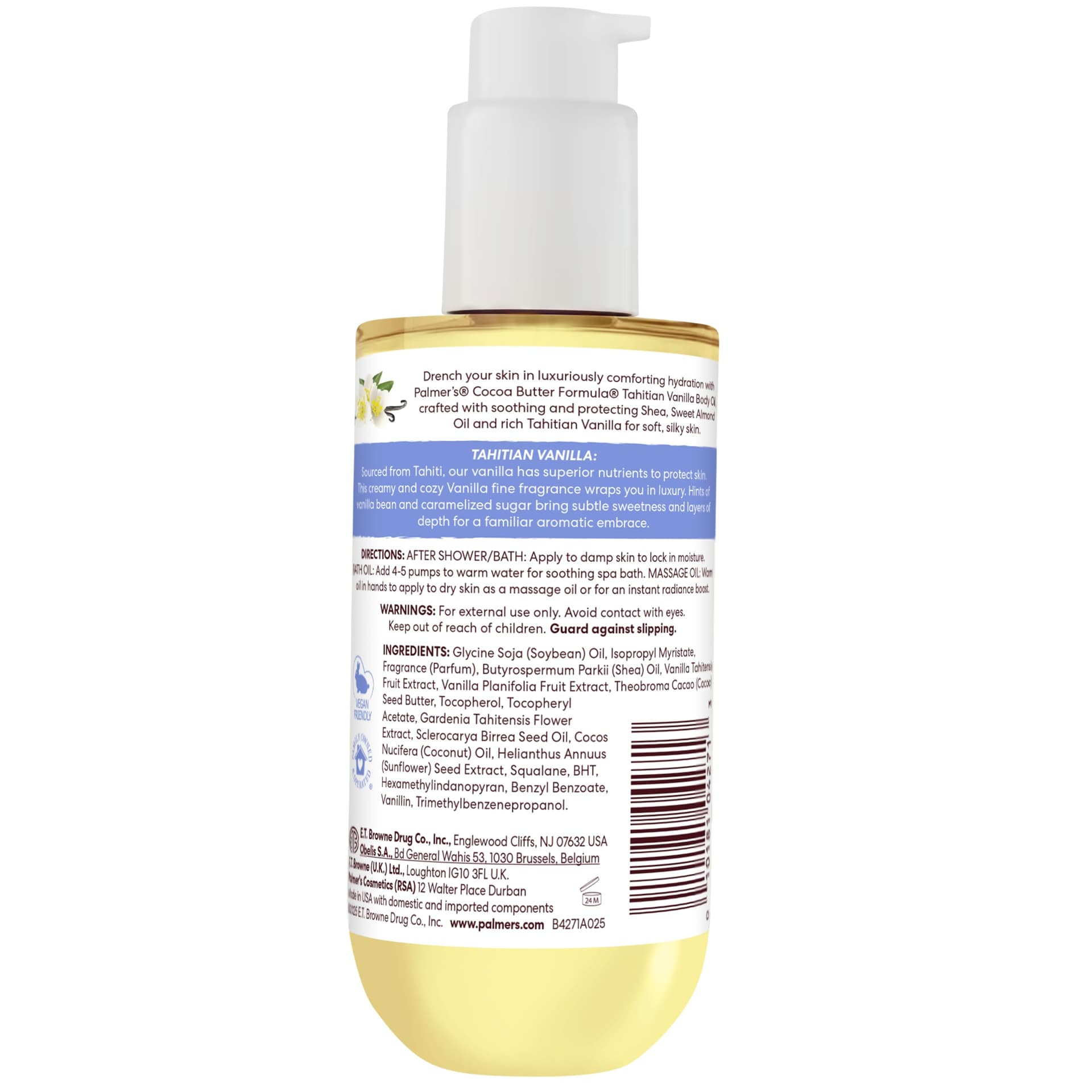 Palmer's Tahitian Vanilla Moisture Drench Body Oil 192ml thumbnail 10