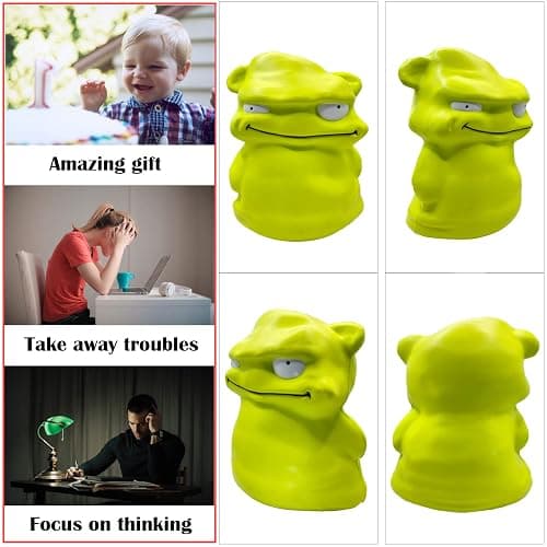funnysquee 9.8 Inches Gaint Green Monster Slow Rising Squishies,Jumbo Squishys Birthday Gift for Kids, Stress Relief Kawaii Squishie Toys thumbnail 5
