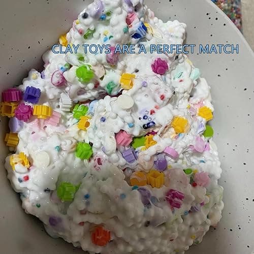 AOODOOM 80,000 Pieces Foam Beads for Slime, White Polystyrene Beads for Kids DIY Craft, Party Decoration (0.08-0.12 in) thumbnail 4