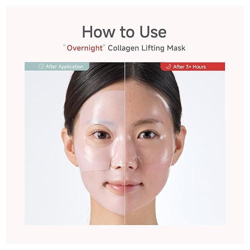 CANDORLOV Overnight Collagen Lifting Face Mask 5 Sheets, Korean Face Lifting Deep Hydrogel Mask for Glass Skin, Anti-Aging with PDRN, Hyaluronic Acid for Elasticity, Firmness thumbnail 9