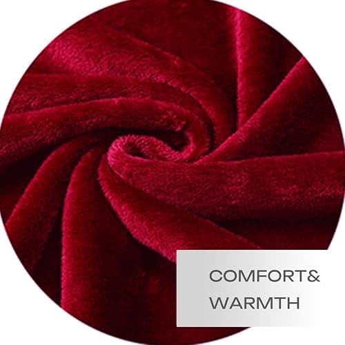 JIAHANNHA Red Throw Blanket Decorations Thin Fleece Blanket 50"x60",Super Soft Cozy Plush Throw Blanket for Couch Sofa Bed,Warm and Lightweight Bed Blankets for Adults thumbnail 6