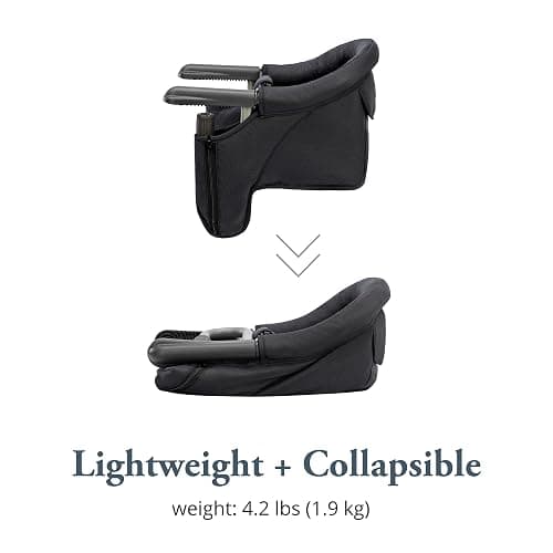 Inglesina Fast Table Chair, Black - Portable Baby High Chair - for Babies & Toddlers up to 37 lbs - Collapsible Design - Fits Tables 0.8'' to 3.5'' Thick - Compact & Easy to Use - Travel Bag Included thumbnail 4