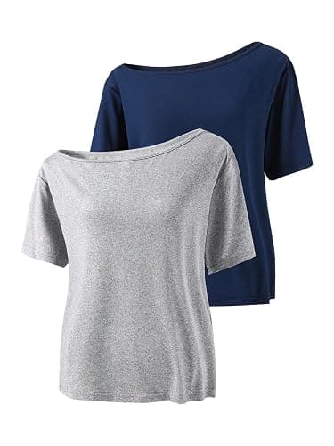 RoseSeek Girl's Off The Shoulder Tops Short Sleeve Cute Summer T Shirts for Teens Girls Y2k Tops Trendy - Image 1