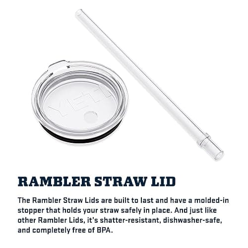 YETI Rambler 25 oz Tumbler with Handle and Straw Lid, Travel Mug Water Tumbler, Vacuum Insulated Cup with Handle, Stainless Steel, Charcoal thumbnail 8