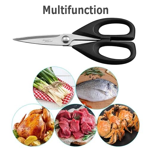Marco Almond® Knife Block Set, KYA26 Knife Set with Block, 14 Pieces Stainless Steel Chef Kitchen Knives with Built-in Sharpener thumbnail 8