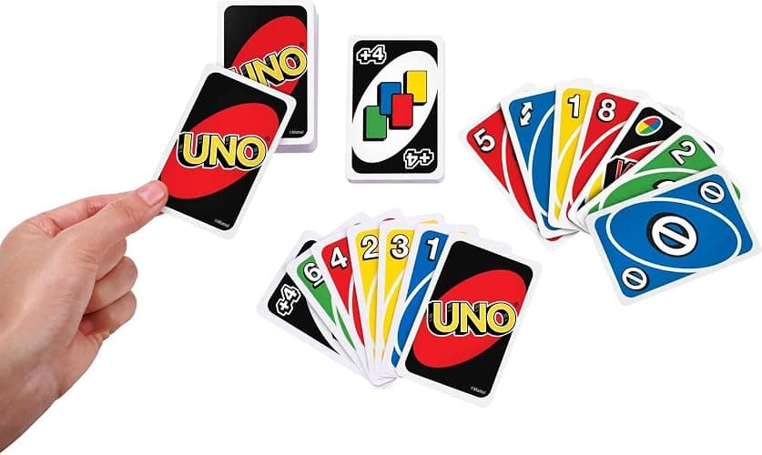 UNO - Classic Colour & Number Matching Card Game - 112 Cards - Customizable & Erasable Wild - Special Action Cards Included - Gift for Kids 7+, W2087 thumbnail 5