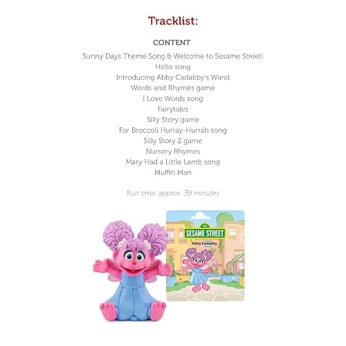 Tonies Abby Cadabby Audio Toy Figurine from Sesame Street thumbnail 4