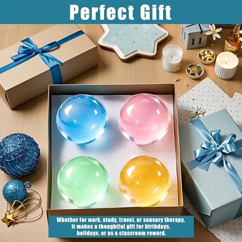 Coconut Oil Squishy Fidget Toys,Slow Rising Stress Ball for Stress Relief | Purple Coconut Oil Stress Ball,Squeezy Squishy Toys,Sensory Squeeze Toy for Anxiety Relief,Party Favors Gift for Adults Kids thumbnail 7