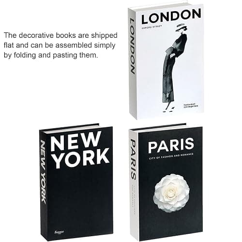 Decorative Books for Home Decor 3pcs Fake Book Simulation Book Ornament Modern Style Fake Display Books for Home Coffee Table thumbnail 6