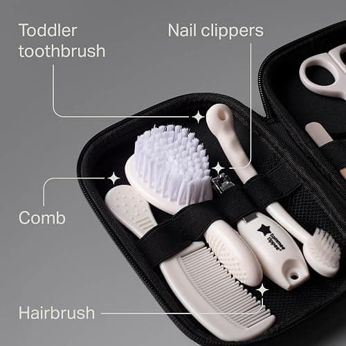 Tommee Tippee Baby Healthcare and Grooming Kit, 9X Essential Newborn Care Items for Home and Travel, Wipe-Clean and Waterproof Travel Case thumbnail 6