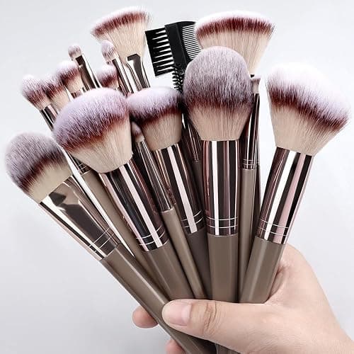 15pcs Professional Makeup Brushes Set Bag Foundation Eyelash Eyebrow Eyeshadow Cosmetic Make Up Tool Makeup Brush Tool Set Christmas, Halloween, Thanksgiving Gifts thumbnail 3