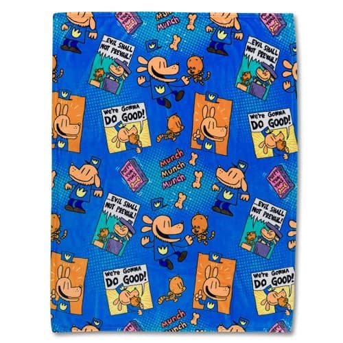 Franco Dog Man Supa Book Kids Bedding Super Soft Cozy Plush Throw, 40 in x 50 in, (Officially Licensed Product) thumbnail 4