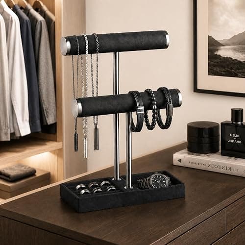 2-Tier | Bracelet/Ring Display | Black thumbnail 7