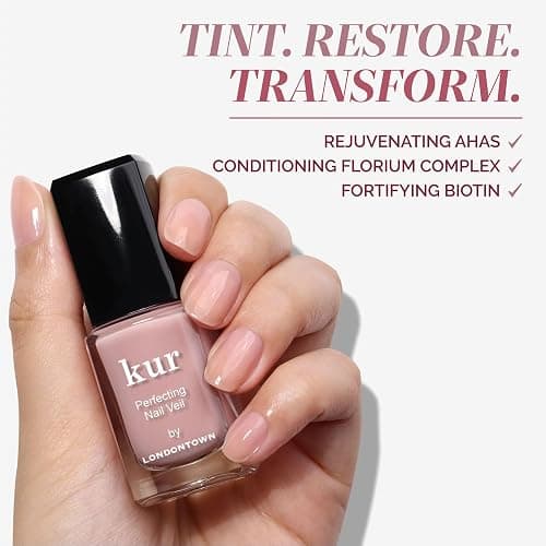LONDONTOWN Nail Veil Enhancing Nail Care - Nail Protectant, Nail Strengthener, Natural Tint, Vegan and Cruelty-Free, Chip-Resistant thumbnail 5