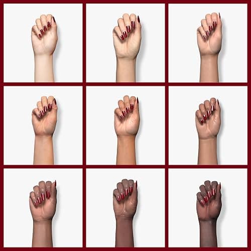 Double Rhythm 15ML Gel Nail Polish Pure Sheer Same Color Same Bottle Soak Off Gel Polish Art Manicure Salon DIY at Home for Women (Dark Red-A1104) thumbnail 4