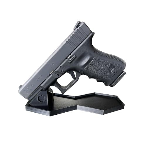Universal Pistol Mount - Picatinny & Polymer Frame - Underrail Mounting System. 9mm .40 .45 Handgun Mount Display Rack - Made in USA thumbnail 3