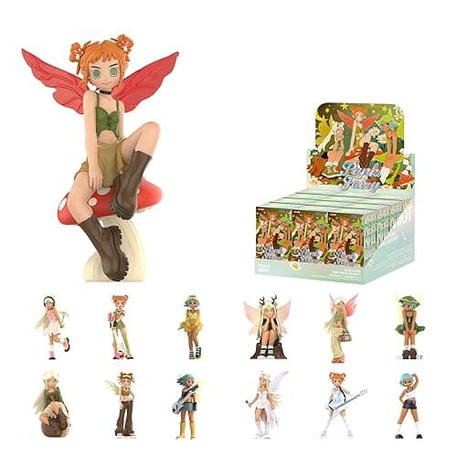 POP MART Peach Riot Punk Fairy Series Figures, 12PCs Peach Riot Blind Box Figures, Random Design Action Figures Collectible Toys Home Decorations, Holiday Birthday Gifts for Girls and Boys, Whole Set - Image 1