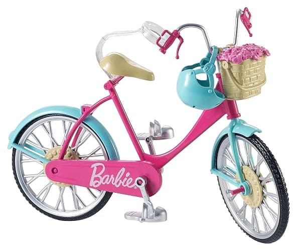Barbie Bicycle with Basket of Flowers - Single - Image 1