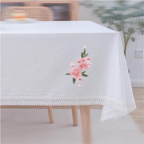 Large Pink Flower Patch, Sew On Lily Embroidered Floral Patch for DIY Clothing, Jeans, Cusion, Sewing Crafts thumbnail 6