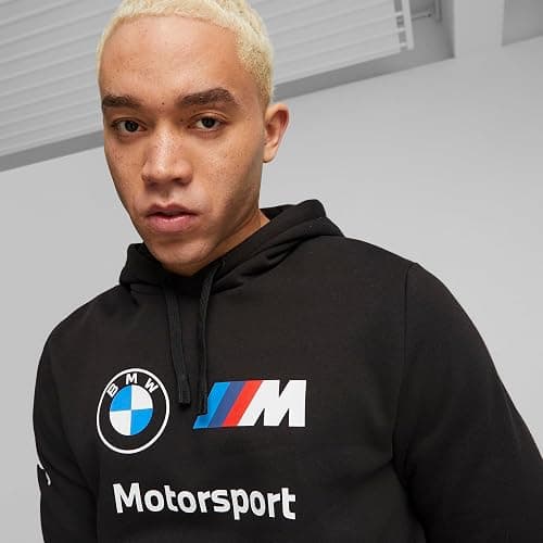 PUMA mens Bmw M Motorsport Essentials Fleece Hoodie thumbnail 5