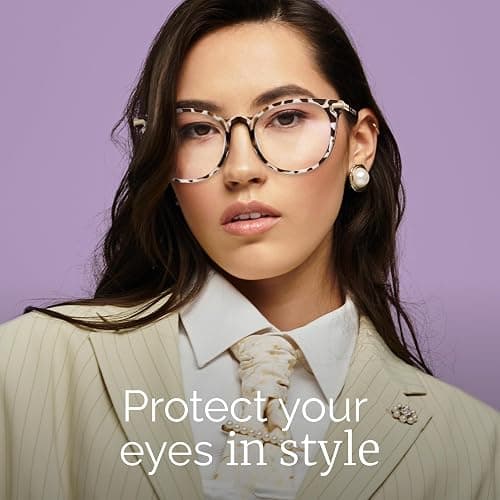 Gaoye Blue Light Blocking Glasses, Retro Round Eyewear Frame Anti Eyestrain Computer Glasses for Women Men (*Leopard) thumbnail 6