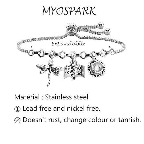 MYOSPARK G G Gifts for Women TV Show Inspired Charm Bracelet TV Show Themed Jewelry Gift Sister Gift thumbnail 6