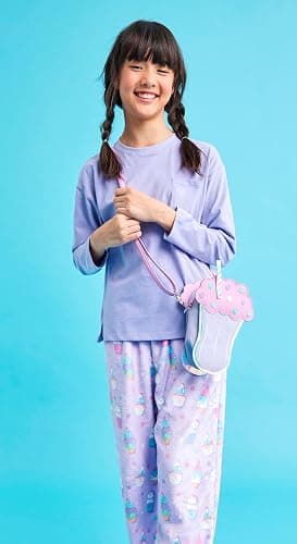 iscream Girls' Crossbody Purse in Faux Patent Leather with Zipper Closure, Love Sweet Collection thumbnail 6
