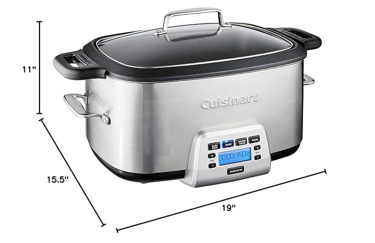 Cuisinart MSC-800 7-Quart 4-in-1 Cook Central Multicooker, Stainless Steel/Black thumbnail 3