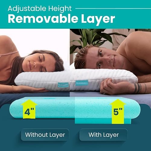 BLISSBURY Ear Pillow with Hole | Ear Piercing Pillow | Adjustable Memory Foam with for chondrodermatitis CNH | Piercing Pillow for Side Sleepers thumbnail 4