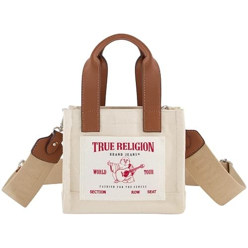 True Religion Tote Bag,kids Mini Travel Shoulder Bag with Adjustable Strap - Image 1