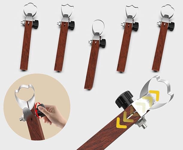 GEOCCI Pottery Handle Making Tool Sculpture Scraper Pottery Carving Tool Pottery Cup Handle Shape Tool for Tea Cup Mug Utensil Vase Handle Clay Cutters (5 PCS) thumbnail 3