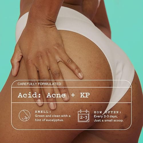 frank body Glycolic Acid Body Scrub | Fights KP & Breakouts, Spots & Tighten Pores | Reduces Acne with Niacinamide & Soothes with Witch Hazel | Glycolic Acid & Pumice | 8.82 oz | Pack of 1 thumbnail 5