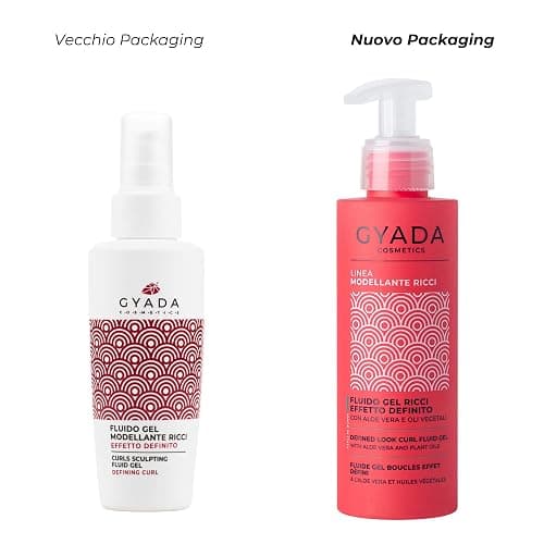 GYADA COSMETICS, Fluido Gel Modellante per Capelli Ricci e Mossi, Effetto Definito, 98% Ingredienti Naturali, ad Azione Disciplinante e Anticrespo, Con Aloe Vera e Oli di Argan, Cocco e Lino, 150 ml thumbnail 2