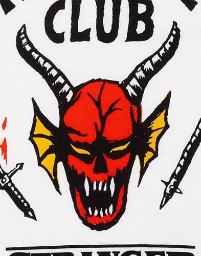 Stranger Things Hellfire Club T-Shirt for Kids | Boys Girls Hawkins Society Eddie White Outfit | Season 4 Merchandise thumbnail 7