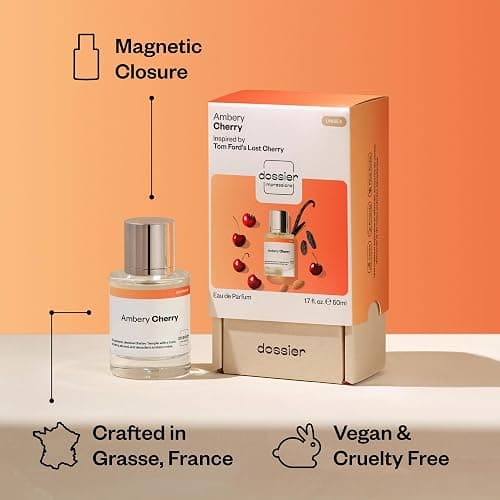 Dossier - Ambery Cherry - Inspired by Lost Cherry - Eau de Parfum - Long-Lasting Fragrance - Unisex - 1.7 fl oz (50ml) thumbnail 5