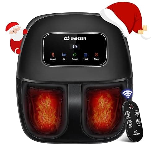 Foot Massager Machine with Heat, Shiatsu Foot Massager with Cordless Remote, 2026 Upgraded Deep Kneading, for Plantar Fasciitis, Neuropathy, Birthday Gifts for Women Mom Men Dad, Up to Foot Size 14 - Image 1