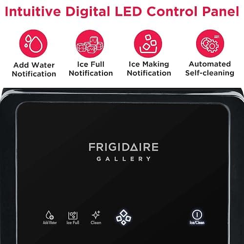 FRIGIDAIRE Touchscreen Nugget Ice Maker, Countertop Ice Machine, Sonic Ice Maker with 33 lbs. Capacity, Slate thumbnail 6