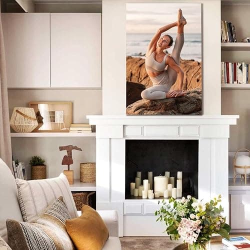JIMUJIA Custom Canvas Art Print (24L x 36W), Personalized Photo Wall Decor | Unframed Canvas Print (Optional Frames) Customizable Photo Portrait Gift for Living Room, Bedroom, Office Decor thumbnail 4