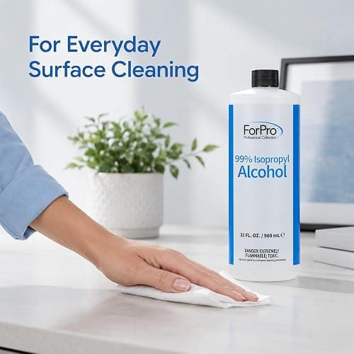 ForPro 99% Isopropyl Alcohol (IPA), 32 Fl Oz (960ml) – Pure & Unadulterated Concentrated Alcohol thumbnail 3